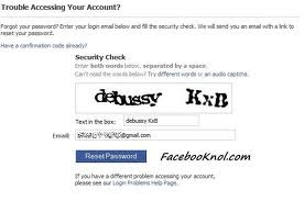 Cara tukar password facebook