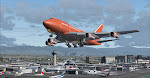 Braniff 747SP launches from LAX starting her journey to Seoul Korea
