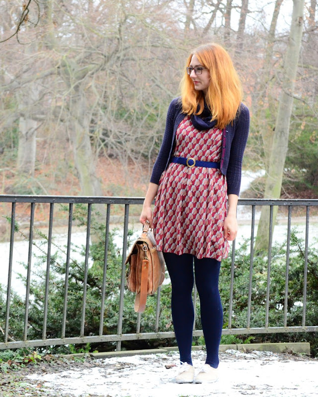 New Glasses and a Horsey Dress - Almost Stylish