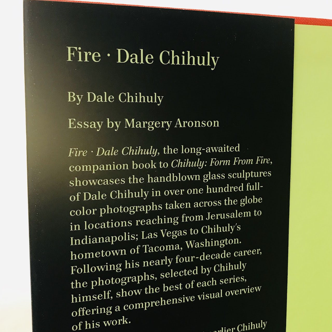 Dale Chihuly SIGNED Fire Book