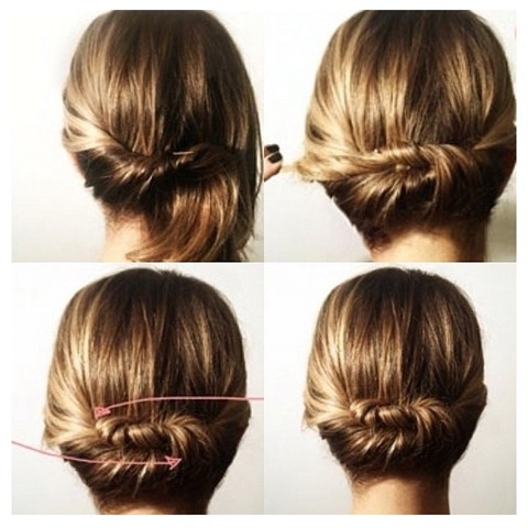 Easy and quick office appropriate hairstyle that take no time at all