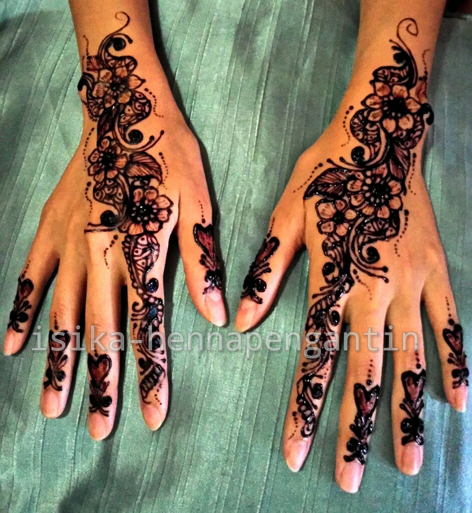 Koleksi Motif Henna Untuk Kaki Paling Update Teknik Menggambar