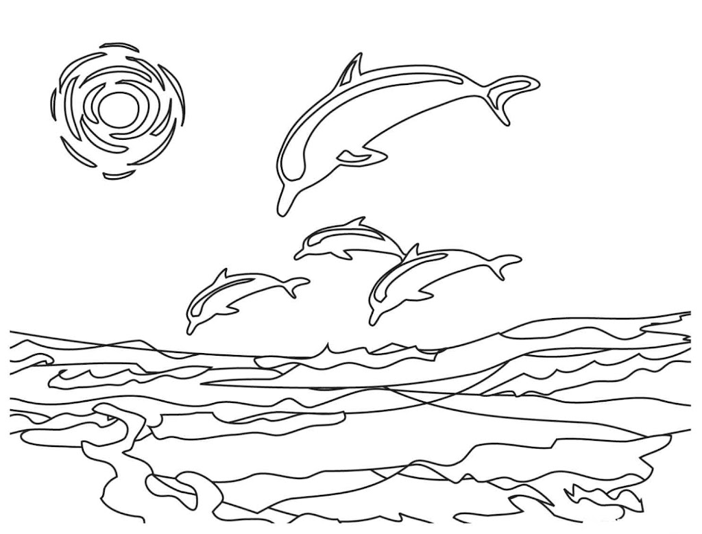 Download Top Baby Dolphin Coloring Pages Photos