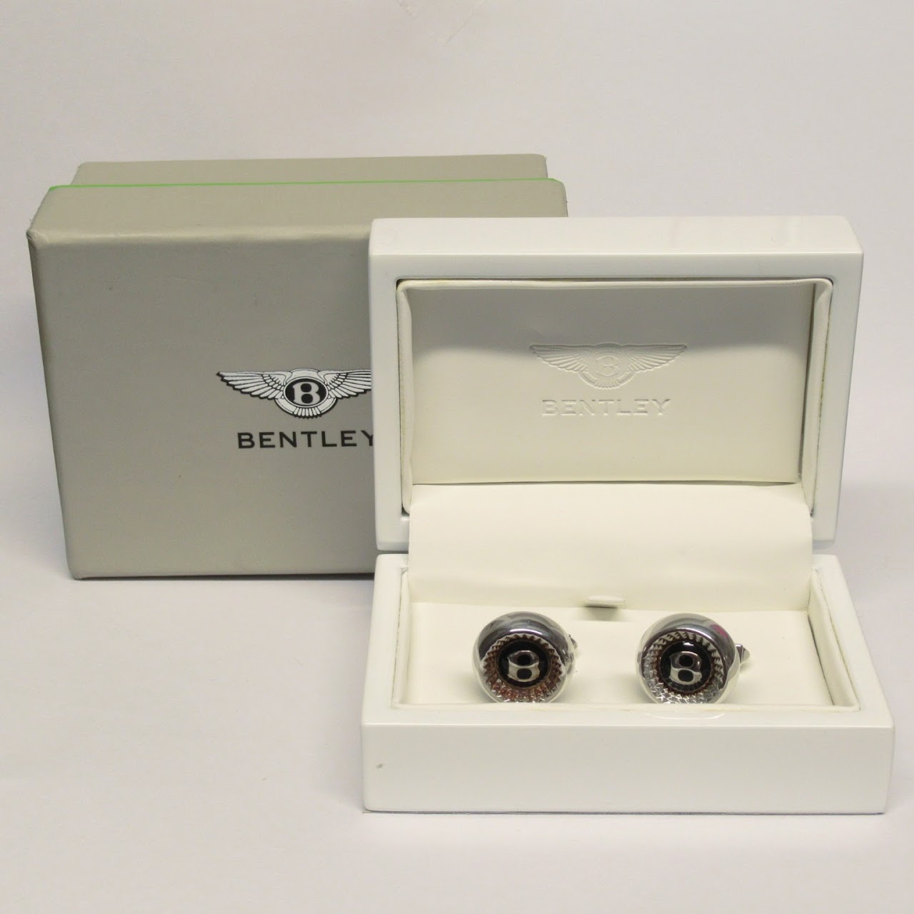 Bentley Sterling Silver Cufflinks