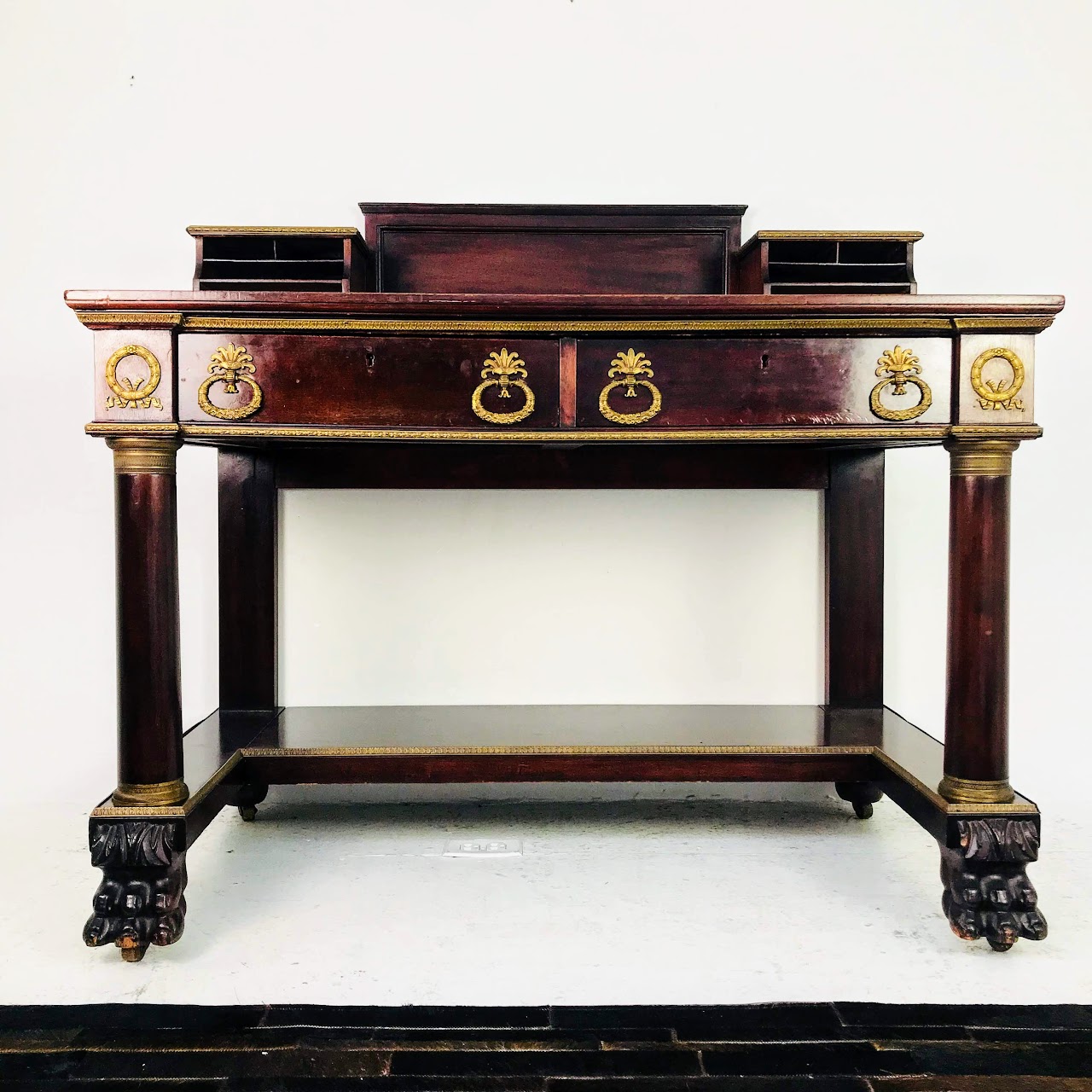 Empire Style Mahogany Desk