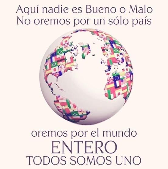 Oremos por la Salud del mundo entero. COVID-19