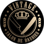 Vintage Salon de Barbier logo