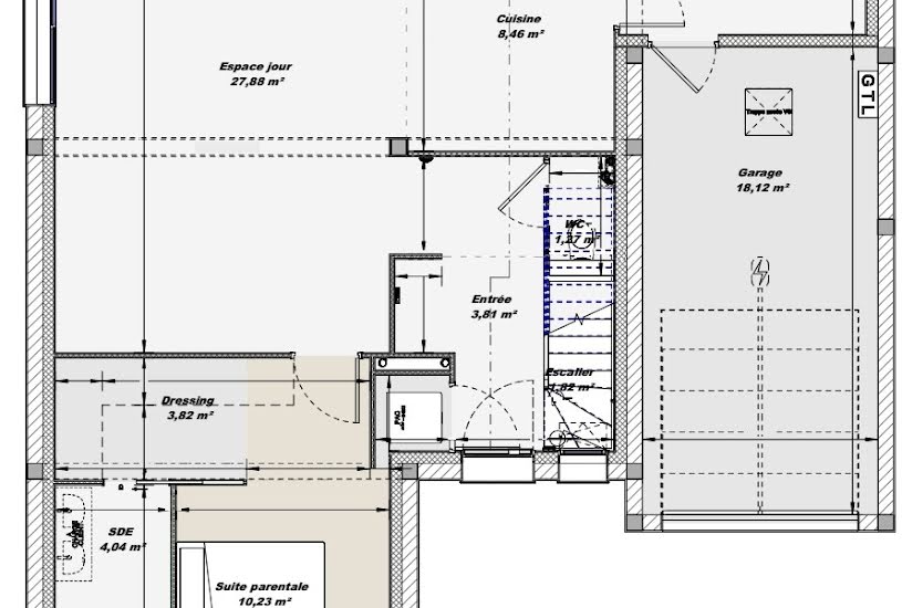  Vente Terrain + Maison - Terrain : 1 014m² - Maison : 109m² à La Selle-la-Forge (61100) 