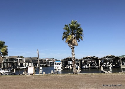 Boathouses along the channel