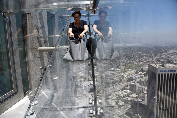 Skyslider, o tobogã nas alturas de Los Angeles