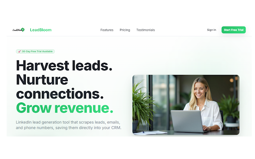 LeadBloom - LinkedIn Lead Extractor screenshot 2
