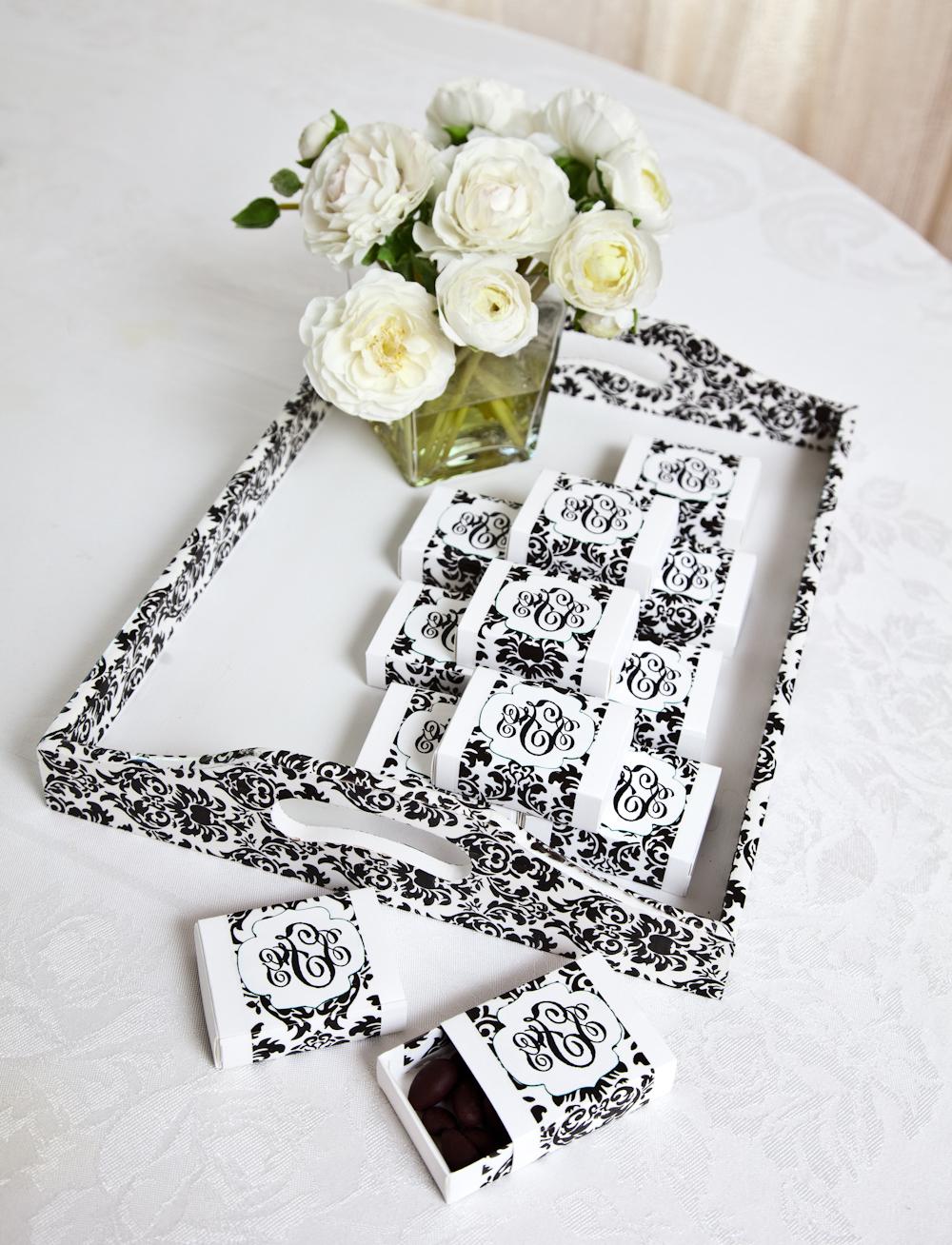 diy damask wedding ideas