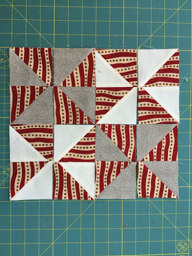 Block 11: 16 HST quilt sampler tutorial