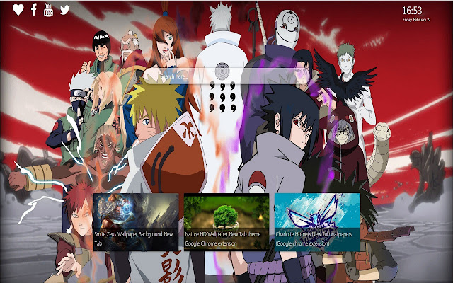 Naruto Background Wallpaper New Tab