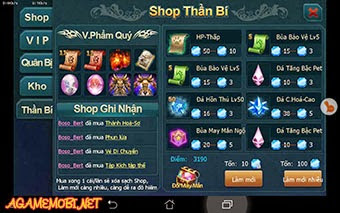 Shop Thần Bí trong game Holy War