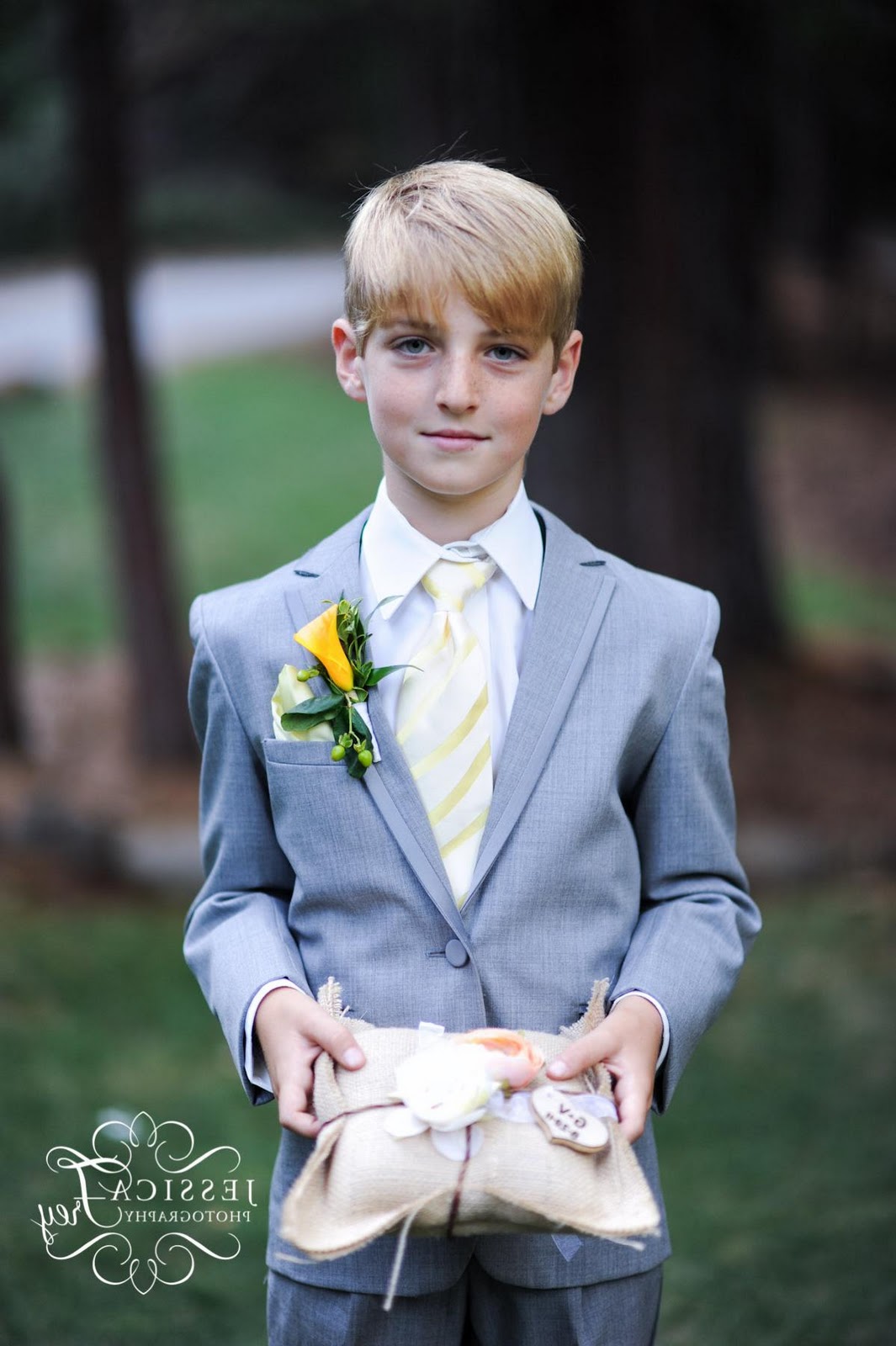 Grey And Yellow Wedding