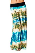 <br />Womens Palazzo Tie Dye Pants Gaucho Pants Long Pants Wide Leg Pants For Women