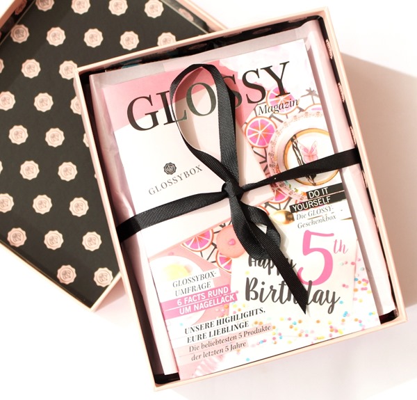 GlossyboxHappy5thBirthdayEditionJuli2016