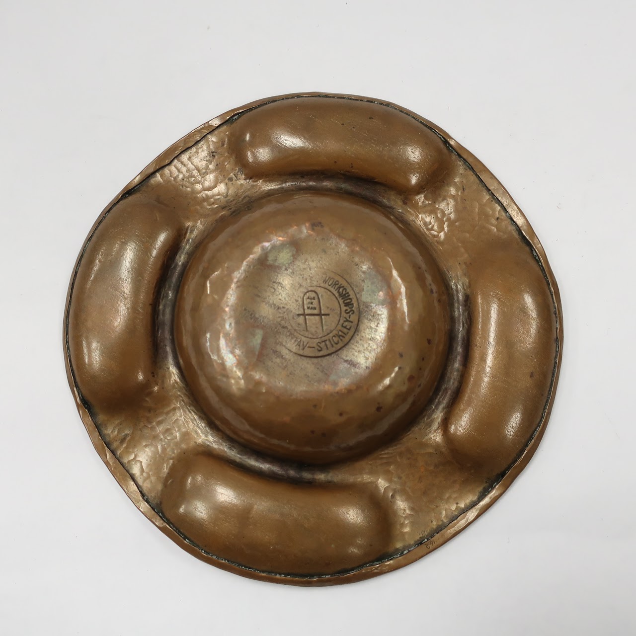 Gustav Stickley Workshops Hammered Copper Bowl