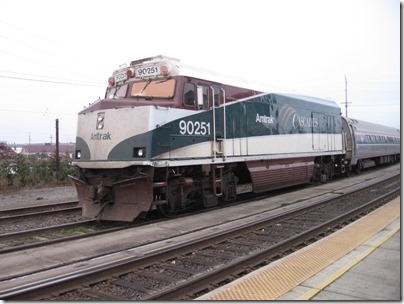 IMG_4654 Amtrak Cascades NPCU #90251 in Vancouver, Washington on November 30, 2008