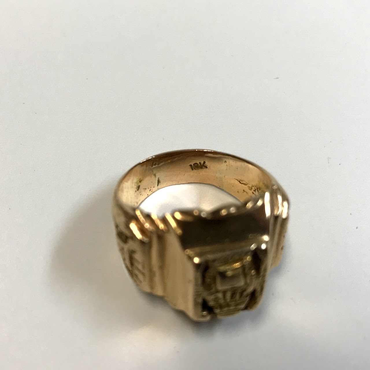 18K Gold Inca Ring