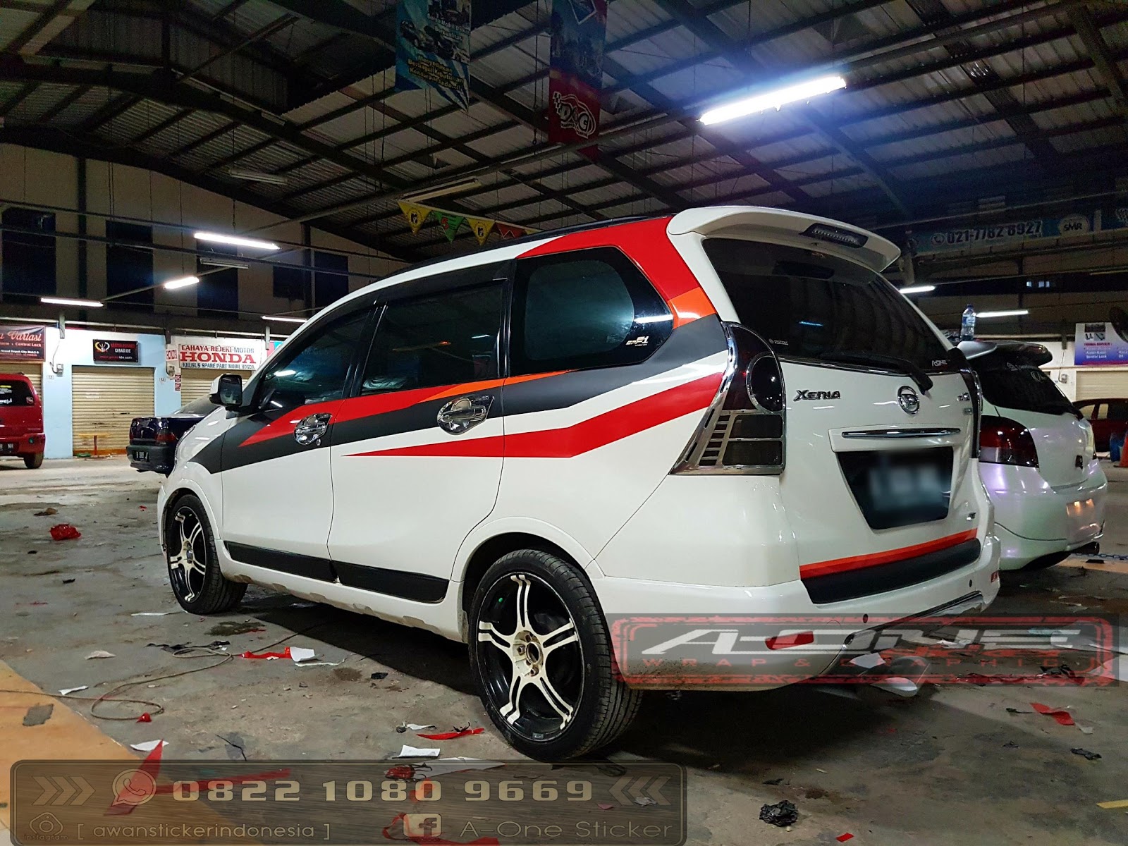 Cutting Sticker Mobil Modifikasi Sticker Depok Jakarta Bogor Avanza Sticker Modifikasi Livery