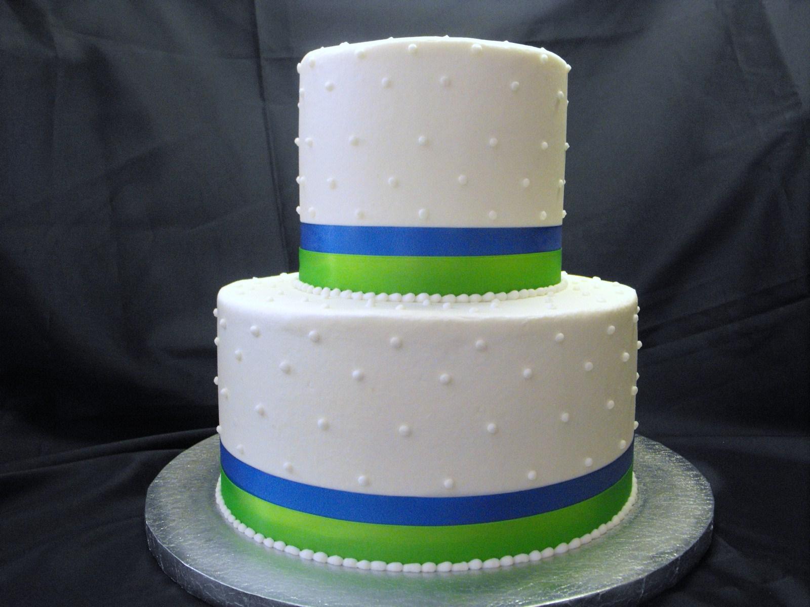 royal blue wedding cake