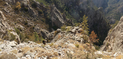 Dans le couloir de montée finale au Kyrie Eleison (photo Olivier Hespel)