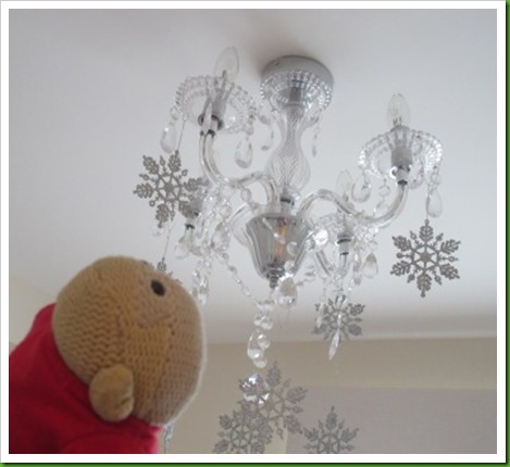 snowflake chandalier