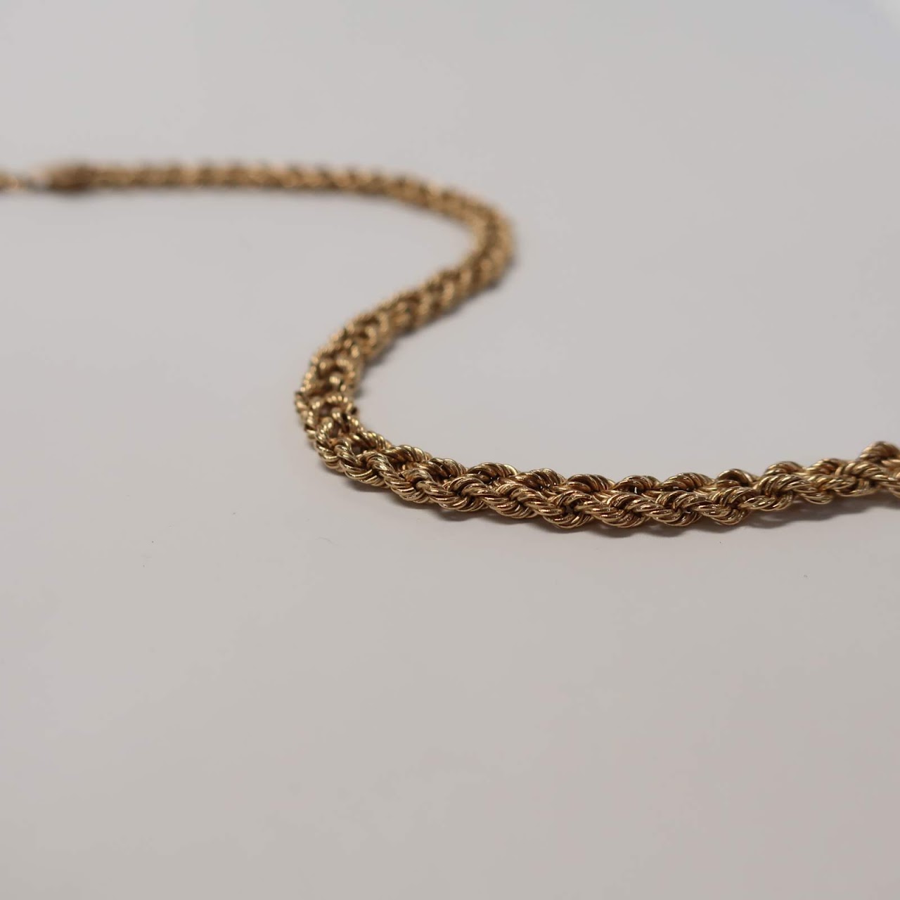 14K Gold Double Rope Chain Bracelet