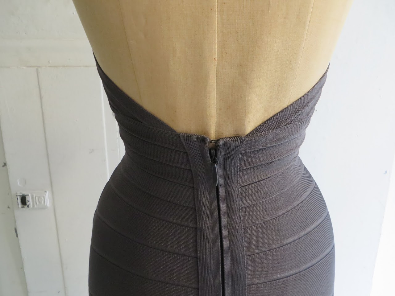 Herve Leger Ribbed Dress