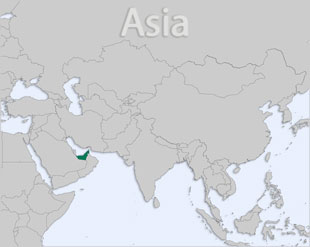 United Arab Emirates      location map