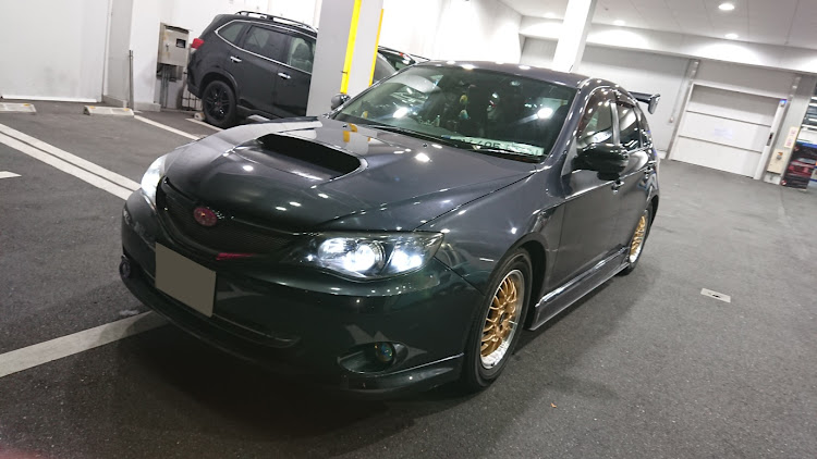 インプレッサ ハッチバックの車検完了・マフラー交換・車高調整・ホイール交換・マフラー売りますに関するカスタム事例の投稿画像2枚目