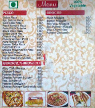 Enjoy Pizza Cafe menu 2