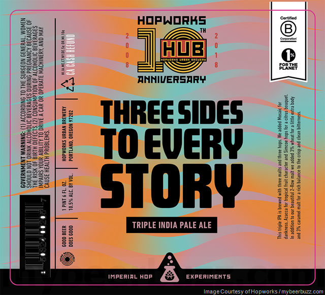 Hopworks Celebrating 10 years With Three Sides To Every Story