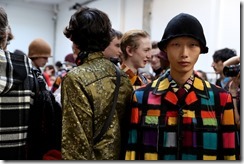 seen backstage ahead of the Marni show during Milan Men's Fashion Week Fall/Winter 2018/19 on January 13, 2018 in Milan, Italy.