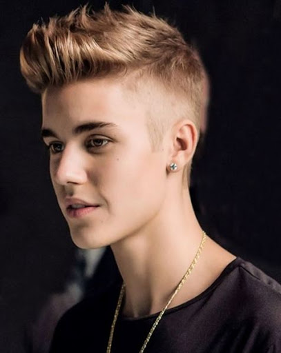 Justin Bieber virtual hairstyle