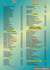 Bengali Babu Sweets menu 3