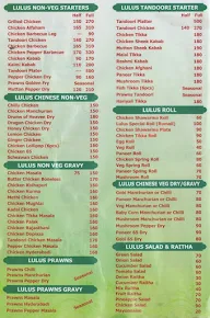 Lulu's Family Restaurant menu 3