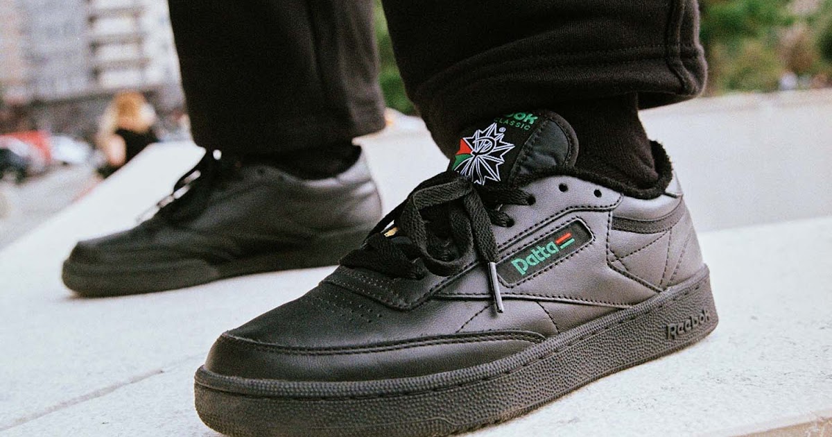 almacenamiento Circunferencia Gigante PATTA X REEBOK CLUB C BLACK EDITORIAL