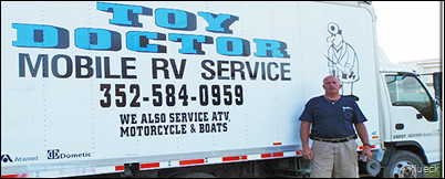 Mobile RV Service Dade City   Zephyrhills  FL   Florida     Toy Doctor