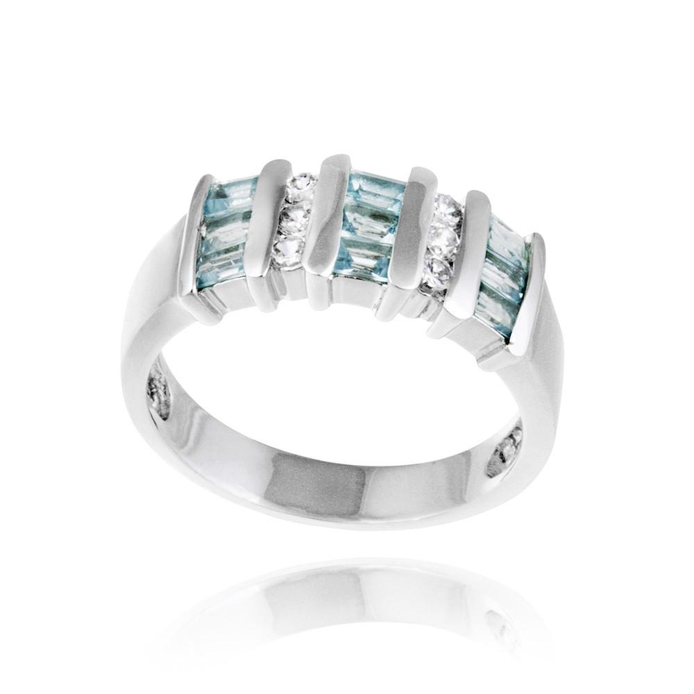 CZ Baguette Band Ring