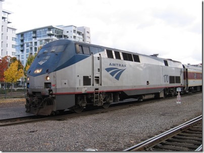 IMG_9780 Amtrak P42DC #170 at Union Station in Portland, Oregon on October 21, 2009