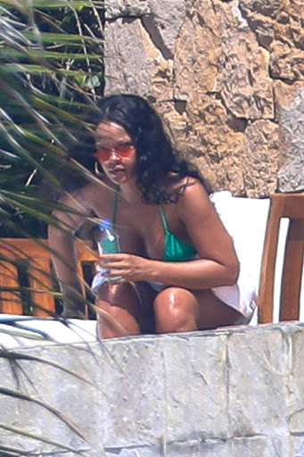 Rihanna soaking up the Sun in Mexico