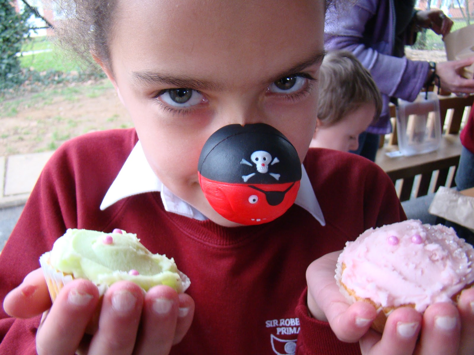 Hitcham's Blog: Children Raise Money on Red Nose Day