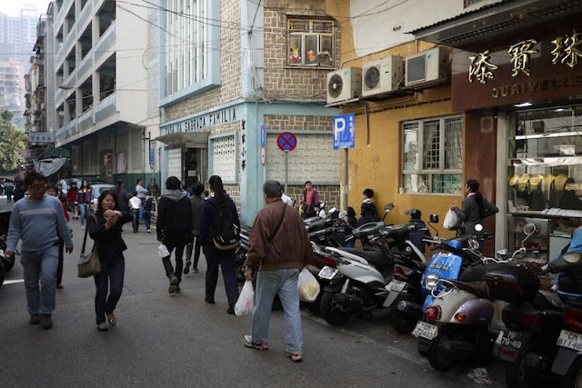 back street in Macau