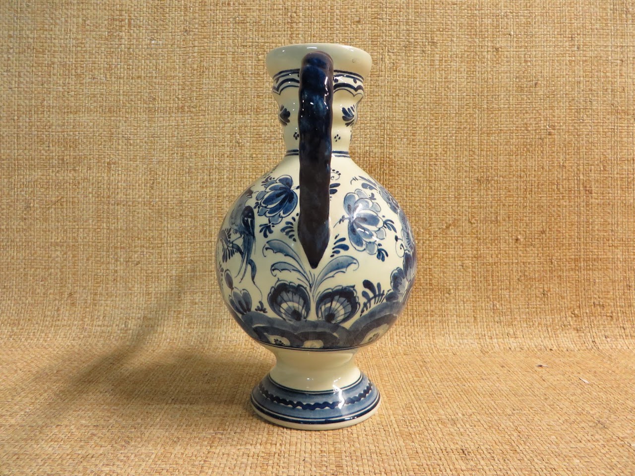 Delft Handled Vase