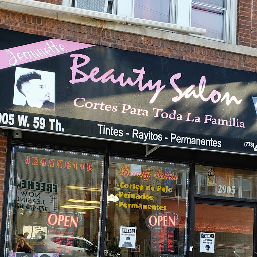 Jeannette Beauty salon logo