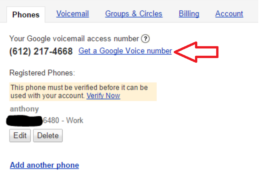 delete google voice number to get new one Google Product
