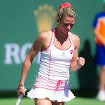 INDIAN WELLS, UNITED STATES - MARCH 10 : Camila Giorgi in action at the 2016 BNP Paribas Open